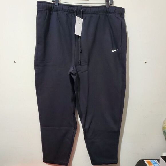 Nike Sportswear Collection Essentials Women's Sz 2X Fleece Pants Black NWT - Picture 1 of 13